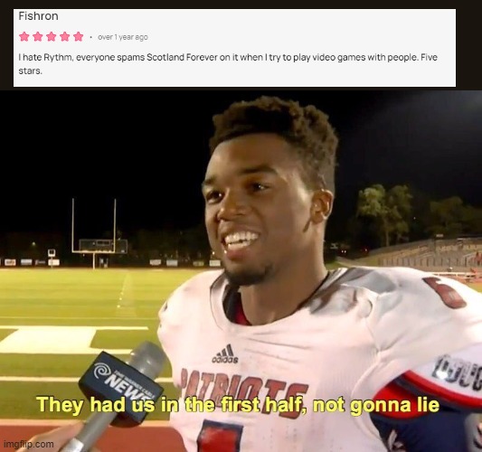 lmao | image tagged in they had us in the first half | made w/ Imgflip meme maker