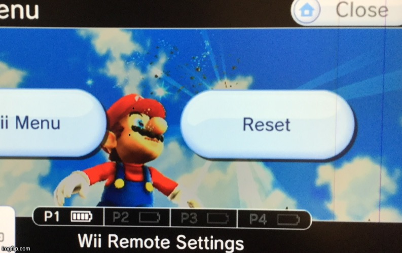 Super Mario Reset | image tagged in super mario reset | made w/ Imgflip meme maker