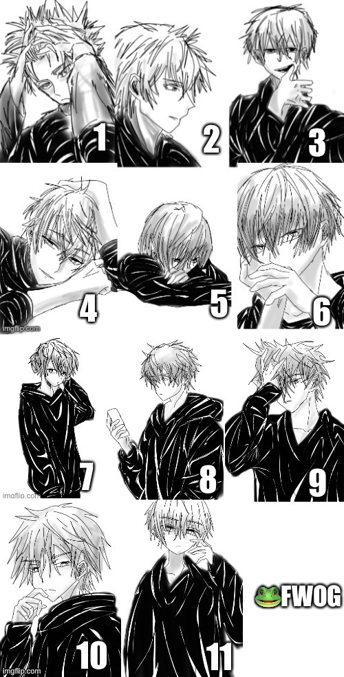 I’m bored so which one do you like best? | 1; 3; 2; 5; 4; 6; 7; 8; 9; 🐸FWOG; 10; 11 | image tagged in fwog,drawings | made w/ Imgflip meme maker