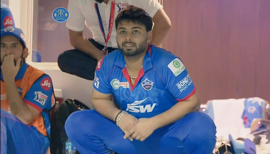 High Quality Rishabh Pant Sitting Blank Meme Template