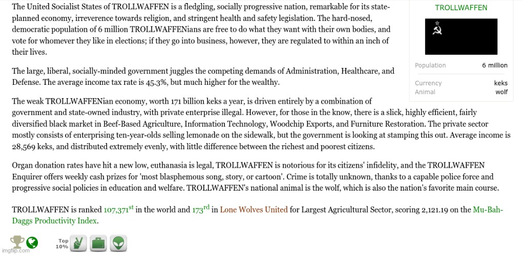 heres my nationstate should i make one for MSMG? | made w/ Imgflip meme maker