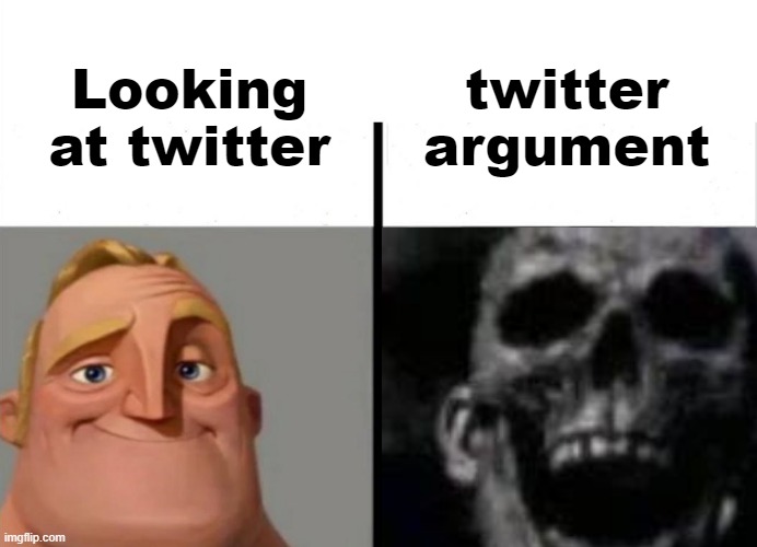 idk its cringe | twitter argument; Looking at twitter | image tagged in twitter | made w/ Imgflip meme maker
