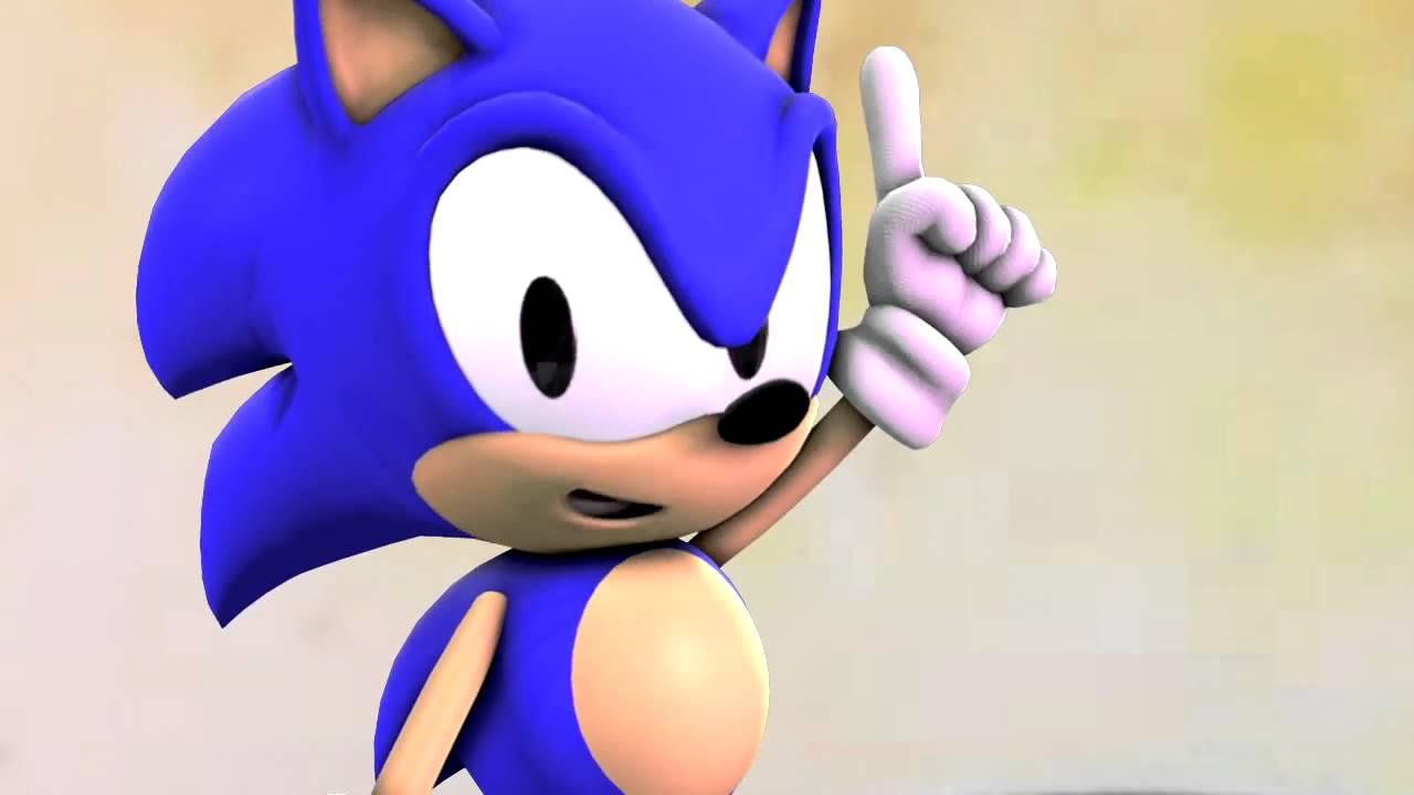 High Quality Sanic Sez Blank Meme Template