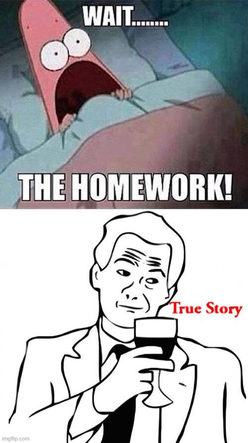 tag that friend that always keeps forgetting his hw | image tagged in memes,true story | made w/ Imgflip meme maker