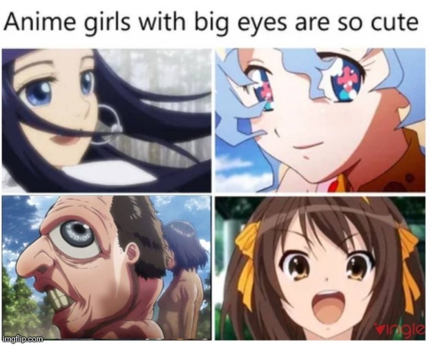 Anime eyes Memes & GIFs - Imgflip