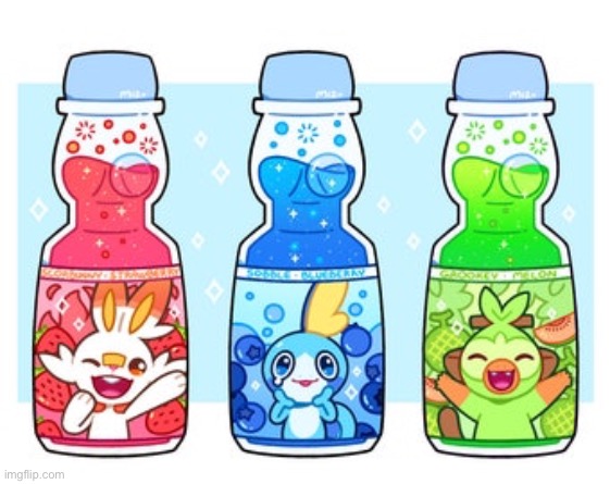 I want some of dat scorebunny soda | image tagged in pokemon | made w/ Imgflip meme maker