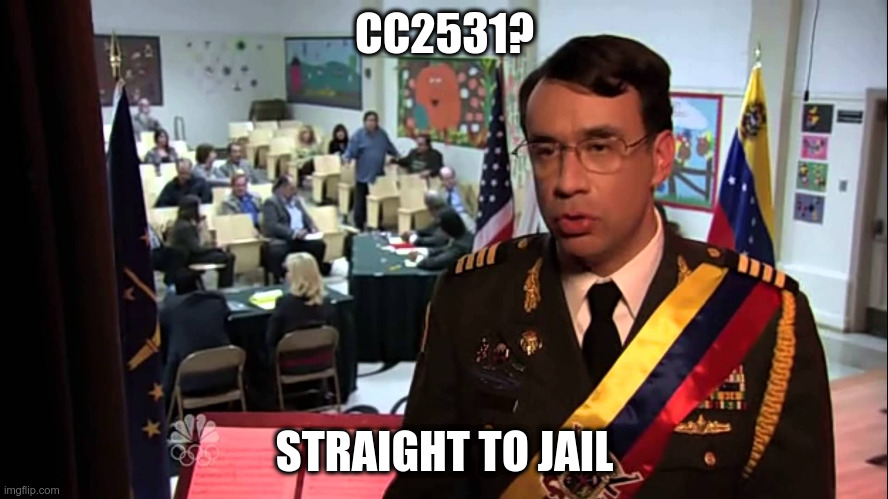 Straight to Jail | CC2531? STRAIGHT TO JAIL | image tagged in straight to jail | made w/ Imgflip meme maker