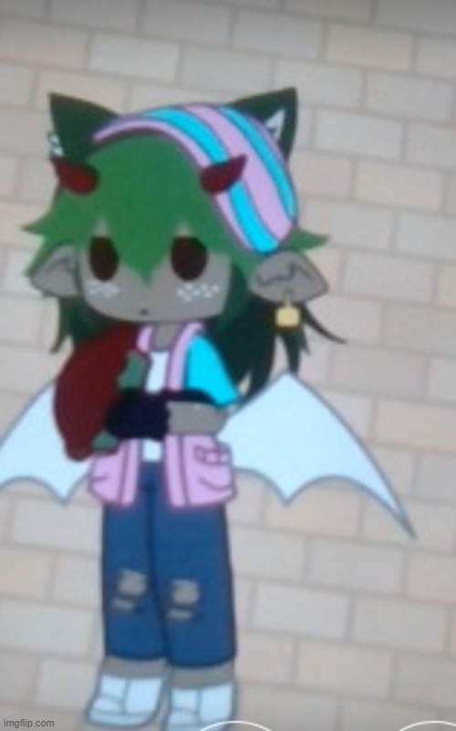 Pretty proud of whatever this is.Her name is Willow. | image tagged in gacha,willow,tbh this is one of my first ocs that arent trash | made w/ Imgflip meme maker