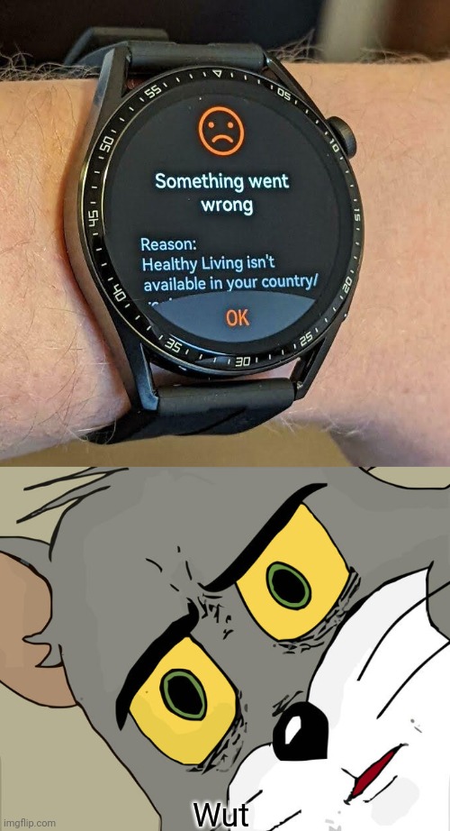 I can't be healthy |  Wut | image tagged in memes,unsettled tom,sad,not stonks | made w/ Imgflip meme maker