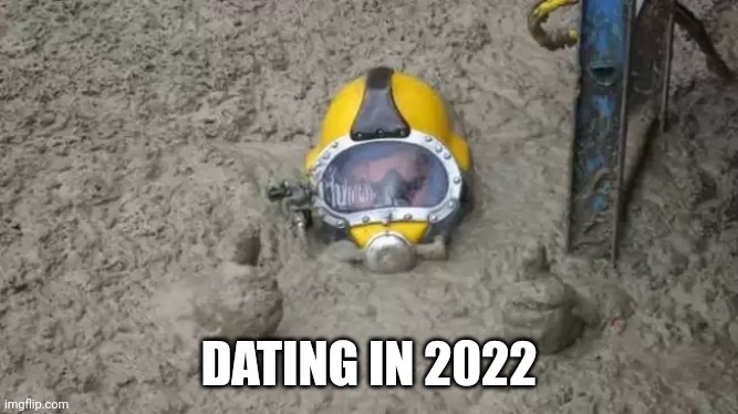 No wonder people choose to be single |  DATING IN 2022 | image tagged in sewage diver | made w/ Imgflip meme maker