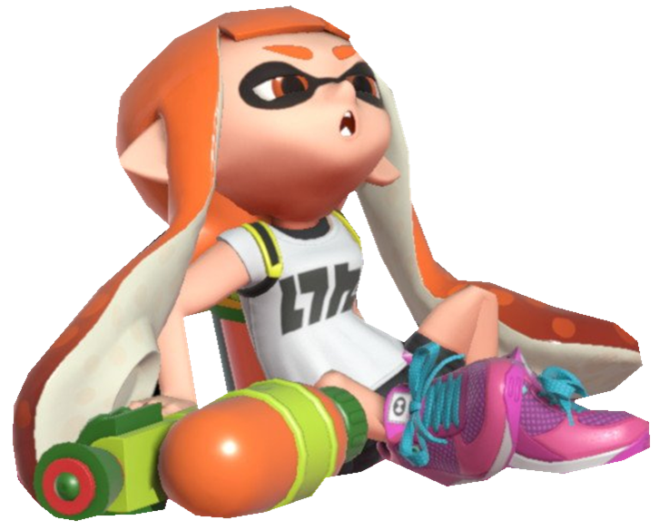 High Quality Inkling getting tired Blank Meme Template