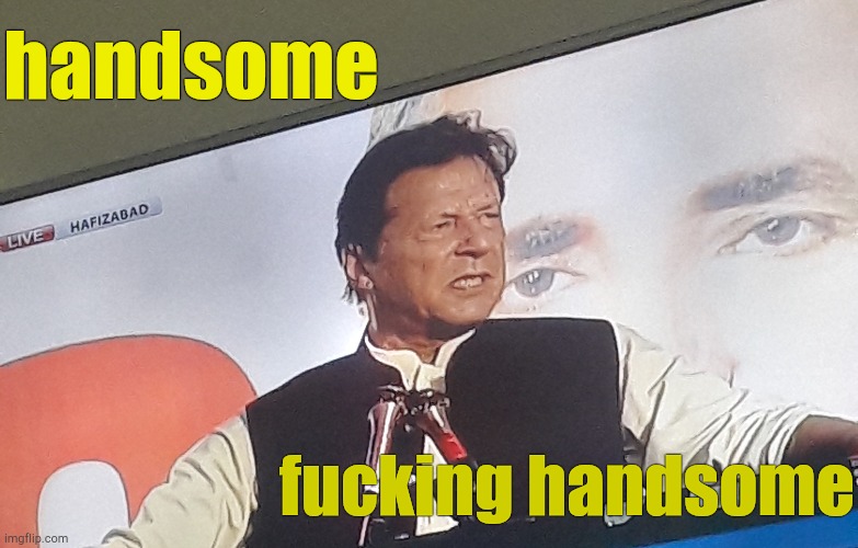 handsome. | handsome; fucking handsome | made w/ Imgflip meme maker