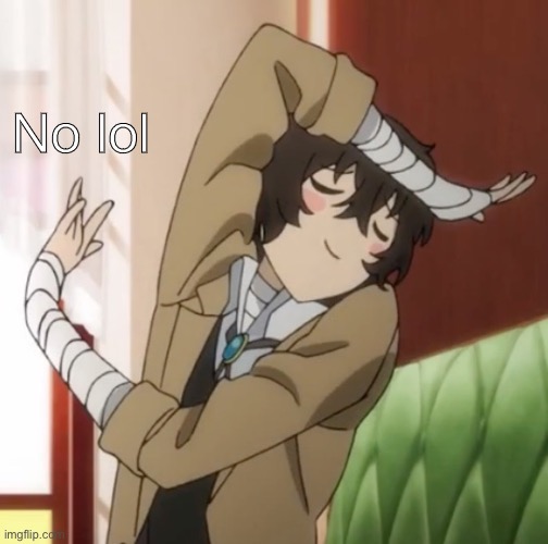 No lol | made w/ Imgflip meme maker