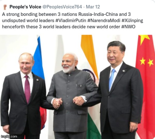 uh oh china and india might be in on it | made w/ Imgflip meme maker