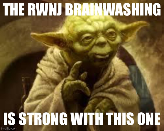 yoda | THE RWNJ BRAINWASHING IS STRONG WITH THIS ONE | image tagged in yoda | made w/ Imgflip meme maker