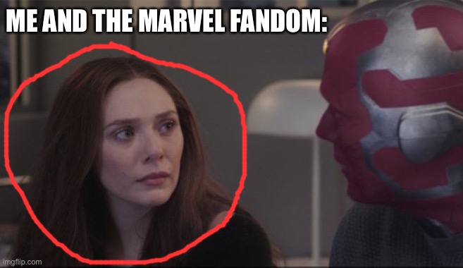 WandaVision - What is Grief | ME AND THE MARVEL FANDOM: | image tagged in wandavision - what is grief | made w/ Imgflip meme maker