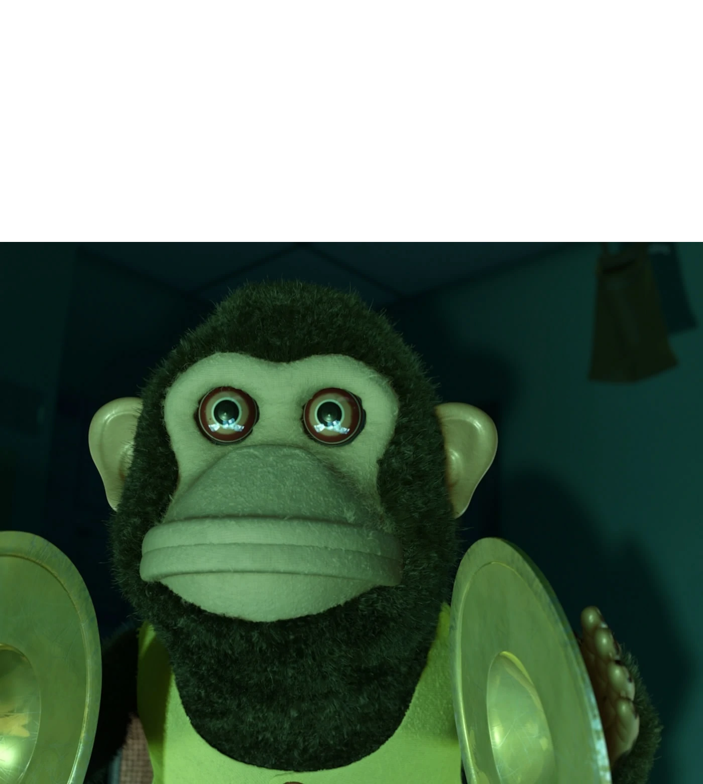 High Quality Toy Story Monkey Blank Meme Template