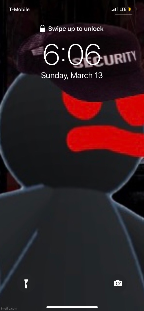 The um uh lock screen | made w/ Imgflip meme maker