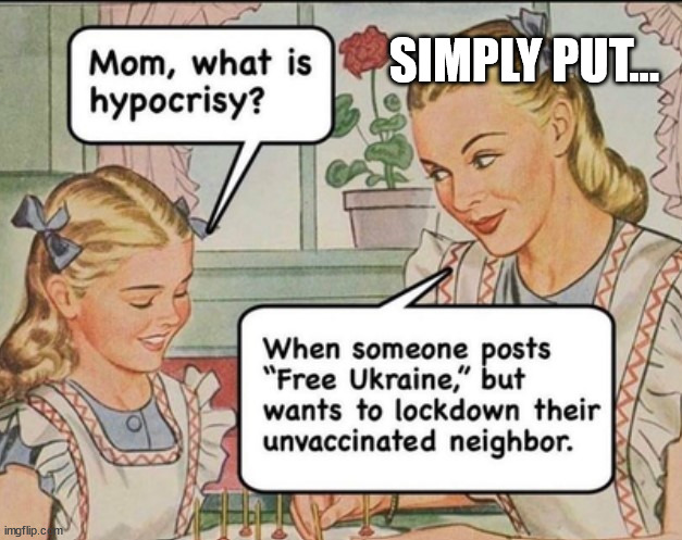 So simple even a liberal should be able to understand... | SIMPLY PUT... | image tagged in liberal hypocrisy | made w/ Imgflip meme maker