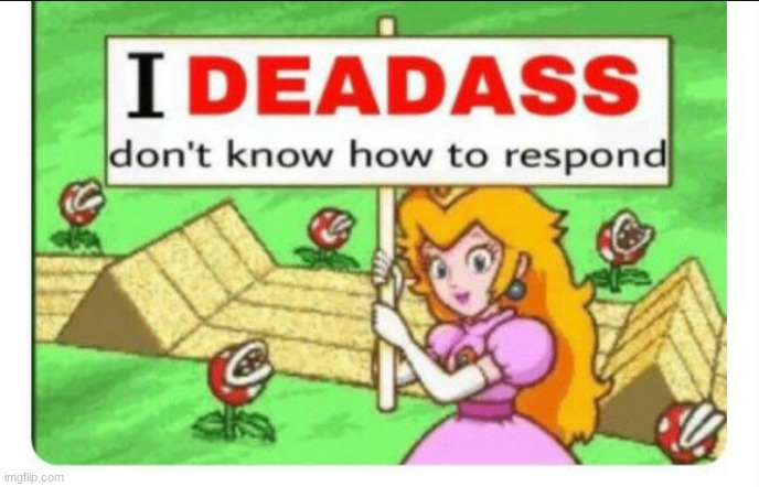 I Deadass Don't Know How to Respond | image tagged in i deadass don't know how to respond | made w/ Imgflip meme maker