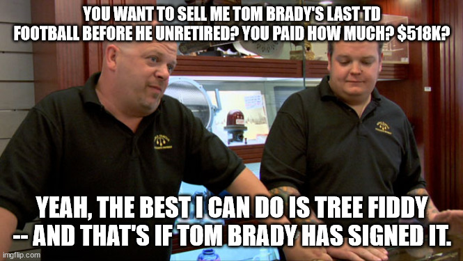 Tom Bradys Last Td Ball Sells For 518k Hours Before Brady Announces