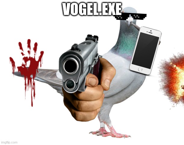 VOGEL.EXE | VOGEL.EXE | image tagged in birds | made w/ Imgflip meme maker