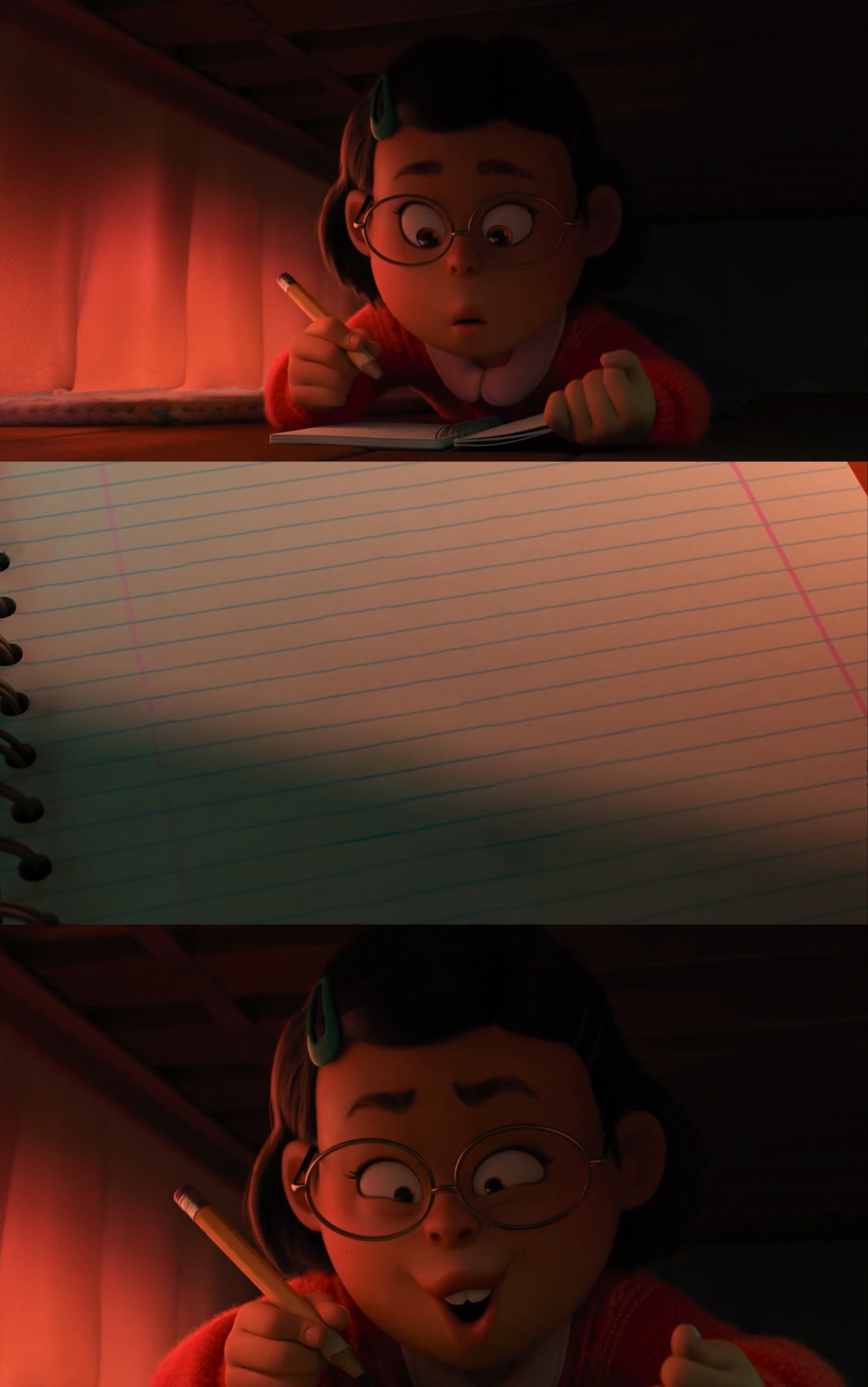 High Quality Turning red draw Blank Meme Template