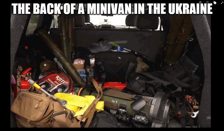 A minivan in the ukraine | THE BACK OF A MINIVAN IN THE UKRAINE | image tagged in ukraine | made w/ Imgflip meme maker