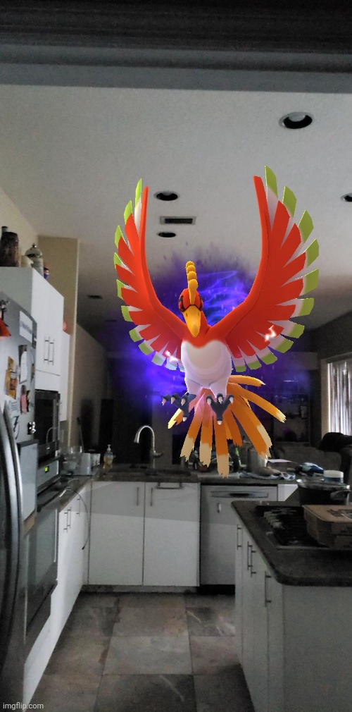 If pearl is bringing Rowlet, then I'm bringing shadow Ho-oh | made w/ Imgflip meme maker