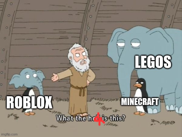 excuse meh | LEGOS; MINECRAFT; ROBLOX | image tagged in what the heck is this | made w/ Imgflip meme maker