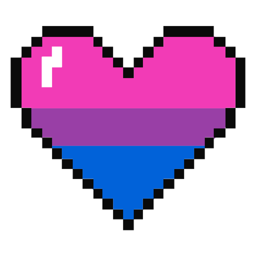 bi heart Blank Meme Template