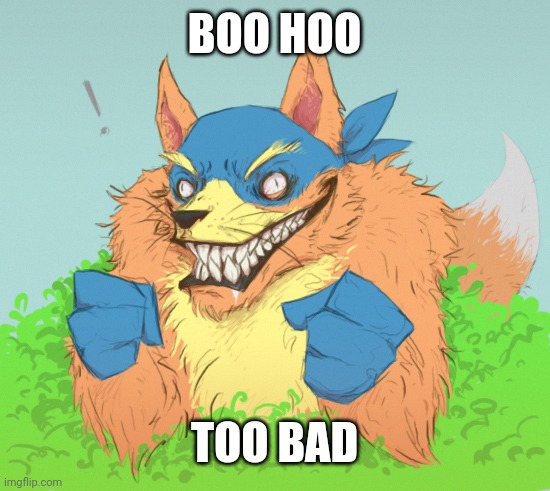 Swiper Gang | BOO HOO TOO BAD | image tagged in swiper gang | made w/ Imgflip meme maker