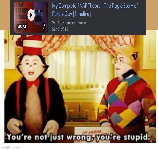 .... What | image tagged in you're not just wrong your stupid | made w/ Imgflip meme maker