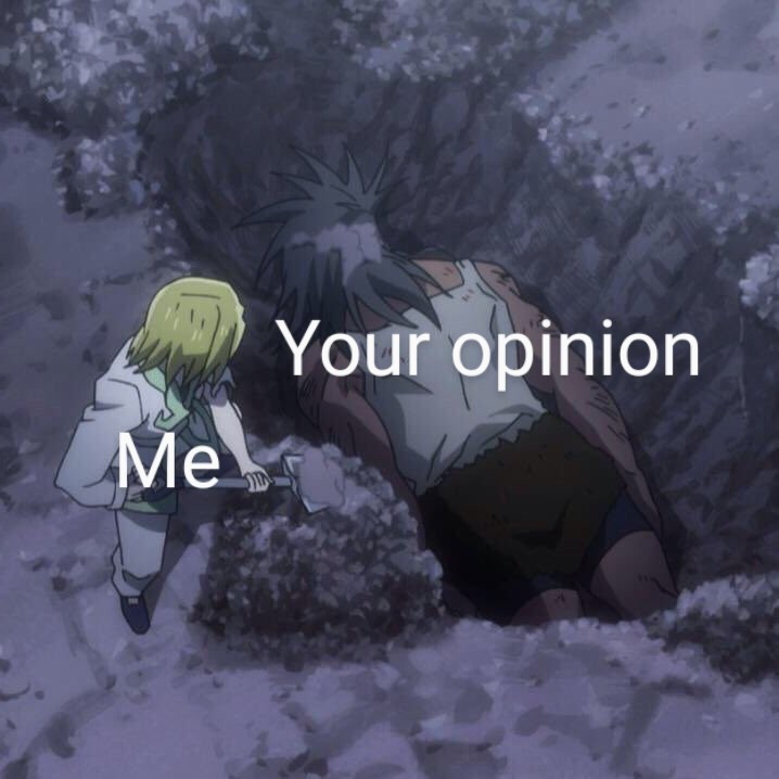 High Quality Your opinion Blank Meme Template