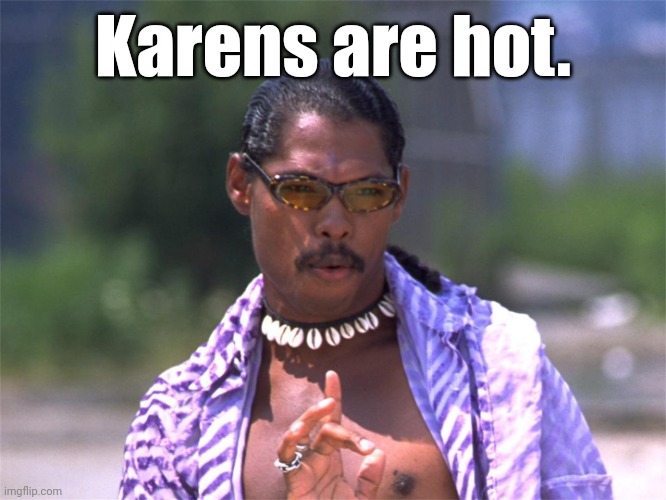 Pootie Tang say: | Karens are hot. | image tagged in pootie tang say | made w/ Imgflip meme maker