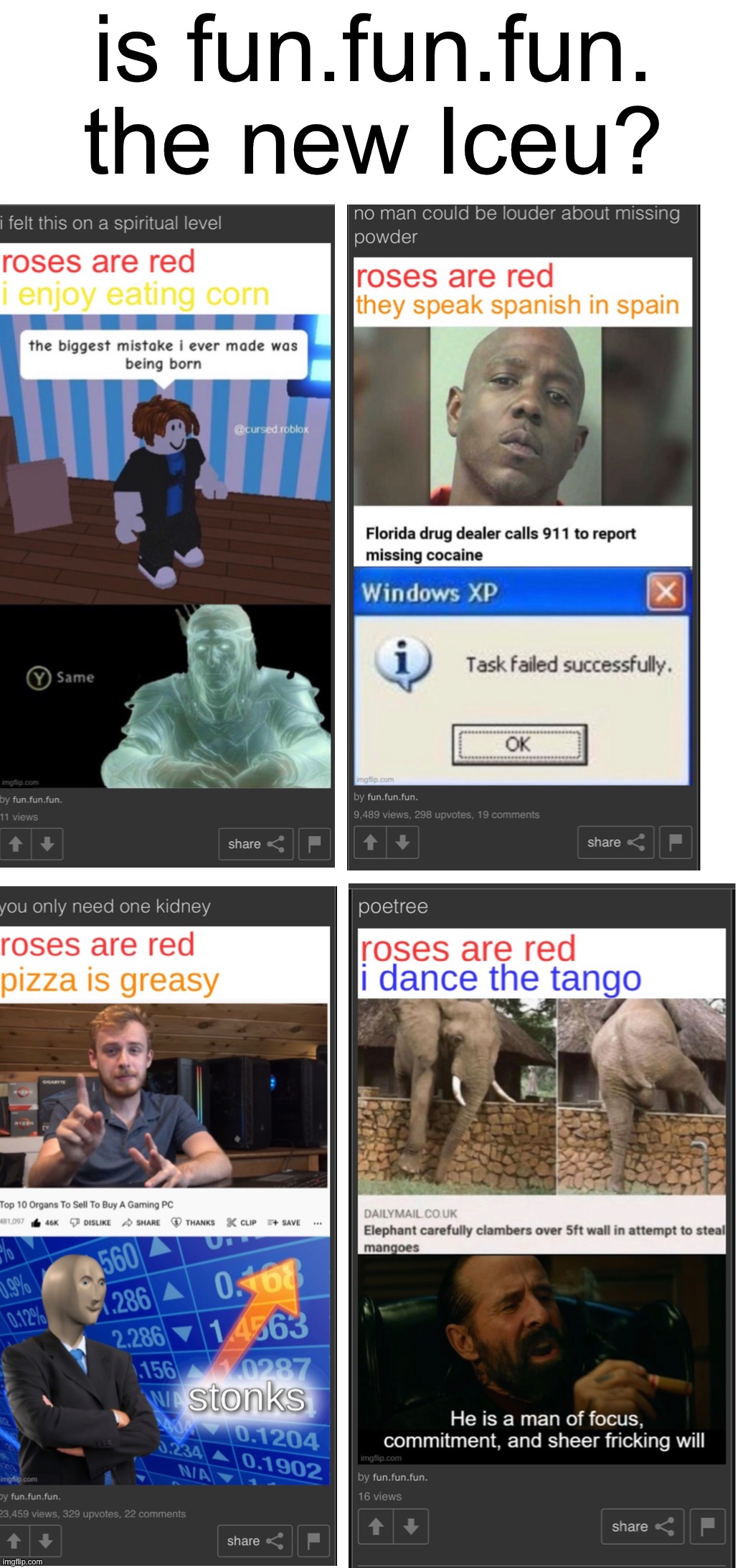 It’s happening, but it isn’t the usual suspect… | is fun.fun.fun. the new Iceu? | made w/ Imgflip meme maker