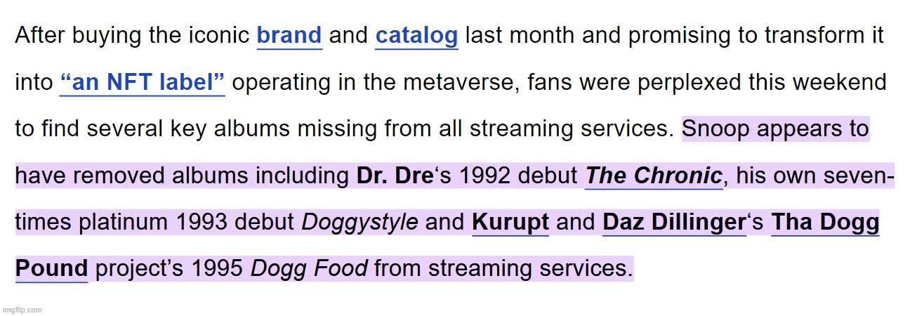 bro why would Snoop do this I ain't even- | made w/ Imgflip meme maker