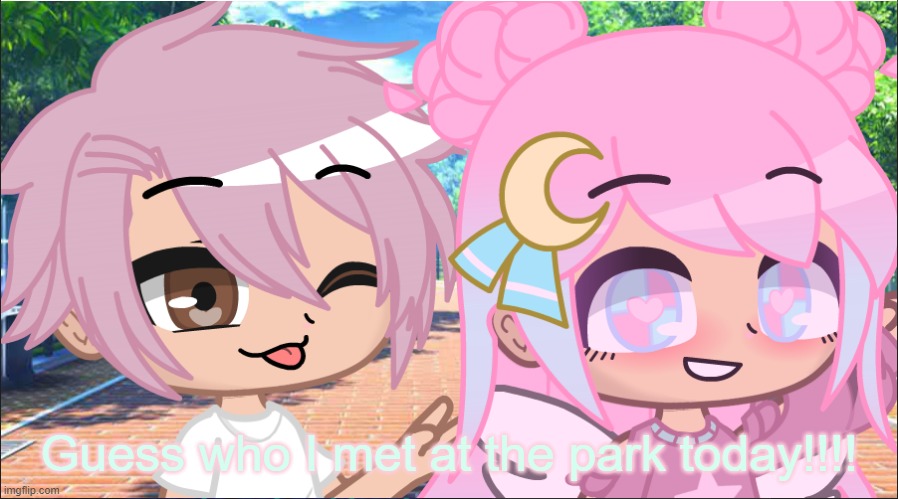 Some kind of fake collab thing with Spire, I remade their OC in my style!! :D | Guess who I met at the park today!!!! | image tagged in i know y'all will post bs in the comments,so i'll just tell you i have a bf so i'm not a virgin | made w/ Imgflip meme maker