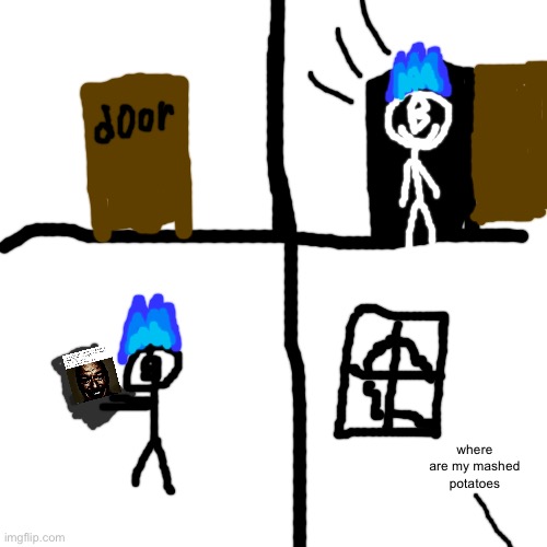 elfiya | where are my mashed potatoes | image tagged in memes,blank transparent square | made w/ Imgflip meme maker