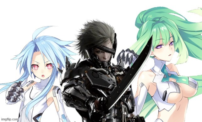 Me GH and WH are ready | image tagged in hyperdimension neptunia,metal gear | made w/ Imgflip meme maker