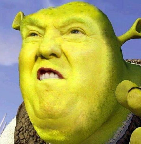 High Quality Donald Shrek Blank Meme Template