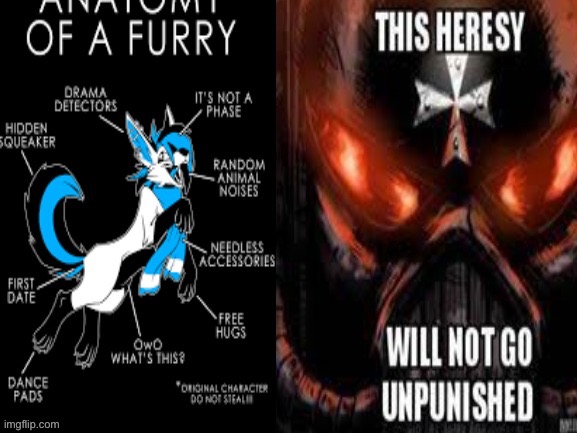 THIS HERESY SHALL NOT GO UNPUNISHED (check desc) | image tagged in dead stream xd | made w/ Imgflip meme maker