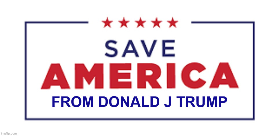 Save America | FROM DONALD J TRUMP | image tagged in save america | made w/ Imgflip meme maker