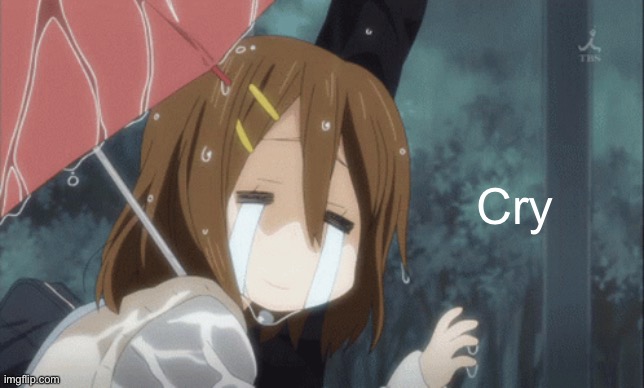 Cry | image tagged in anime | made w/ Imgflip meme maker