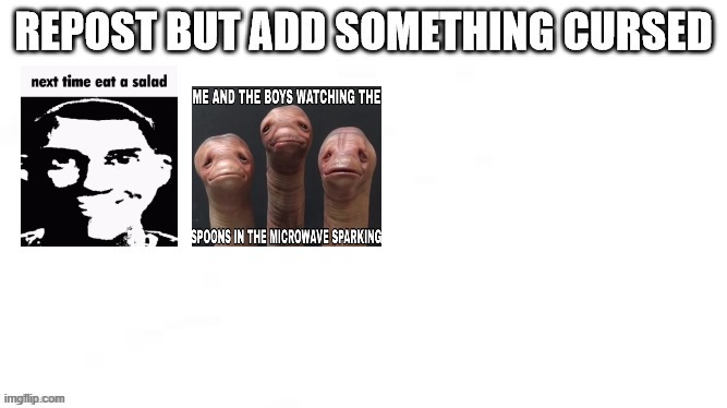 me and the boys watching the spoon in the microwave sparking | made w/ Imgflip meme maker