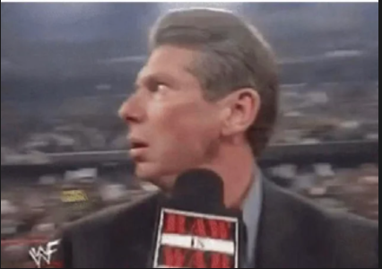 High Quality Suprised WWE Announcer Blank Meme Template