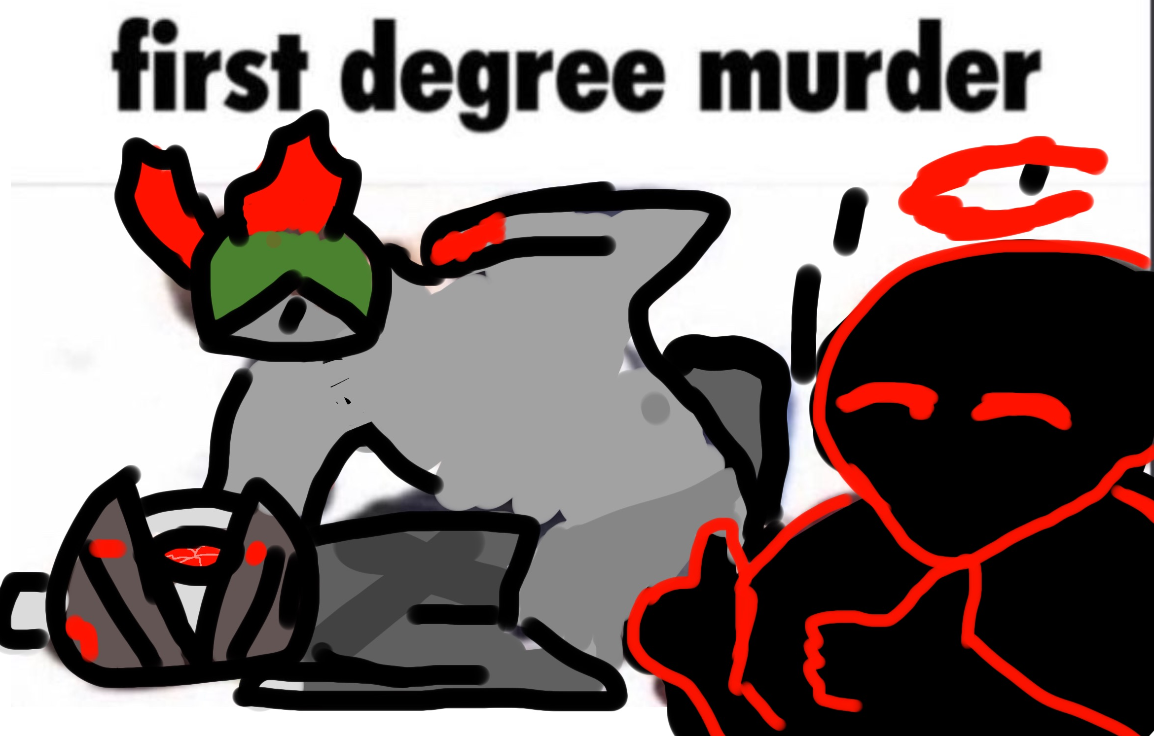 Madcom first degree murder Blank Meme Template