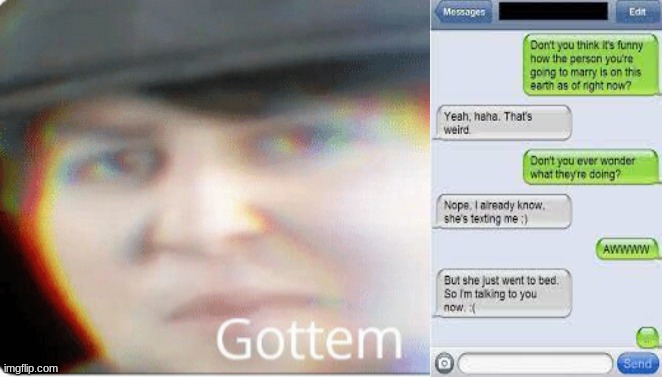 gottem | image tagged in gottem | made w/ Imgflip meme maker