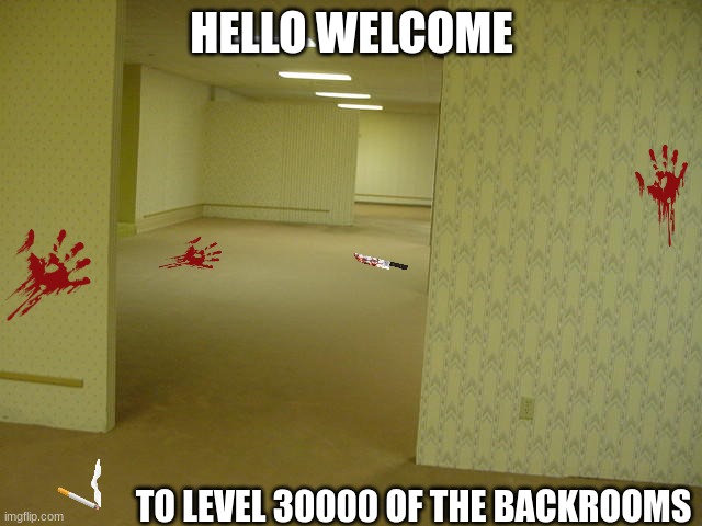 Bro backrooms levels are actually safe! Well most of them - Imgflip