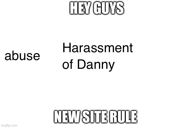 Istfg | HEY GUYS; NEW SITE RULE | made w/ Imgflip meme maker